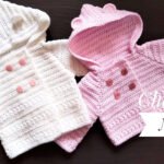 Chaqueta Naroa Cardigan de bebe a crochet